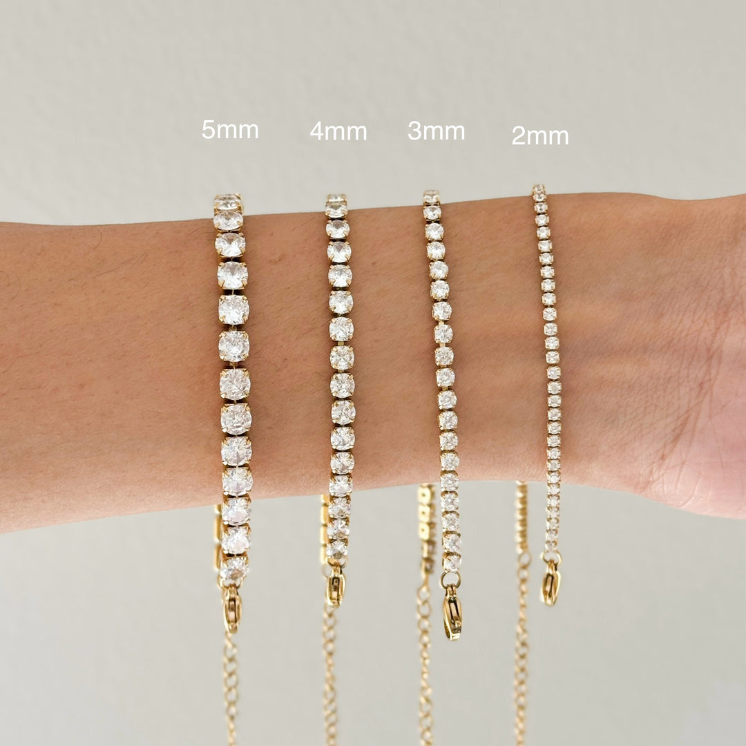 Tennis bracelet, high quality, affordable, waterproof and tarnish free