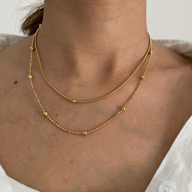 Dainty Double Layered Necklace