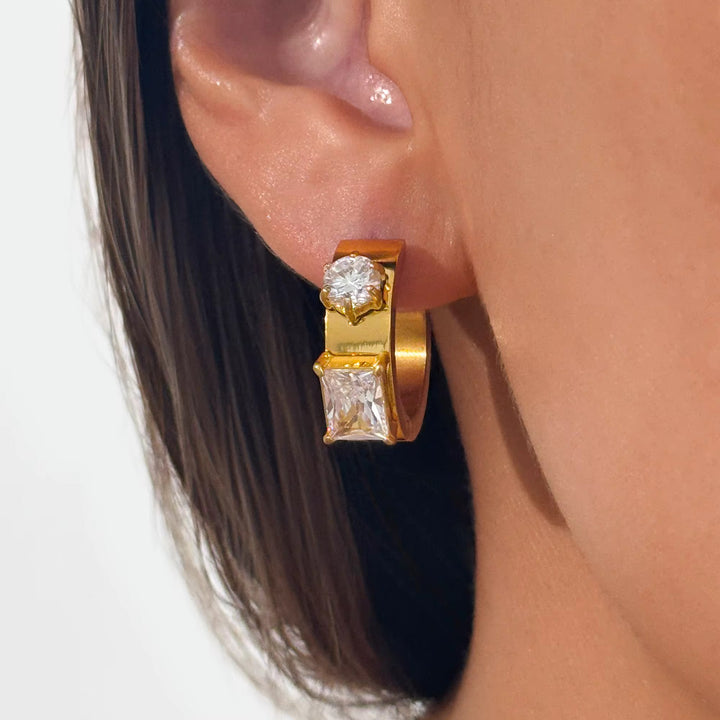 Laurel Chunky Hoop Earring
