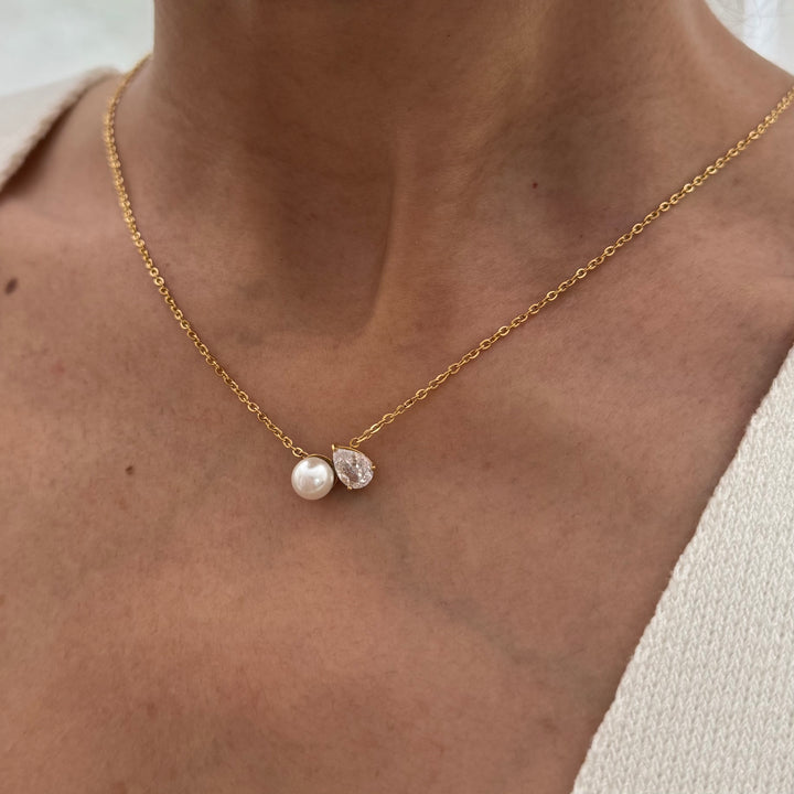 First Love Pearl & Waterdrop Necklace