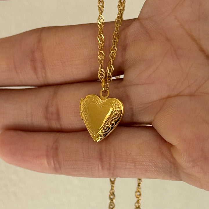 Mini Pendant Locket Necklace