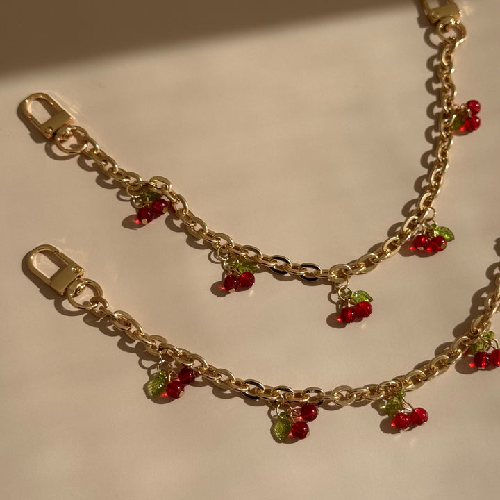 Cherry bag charm