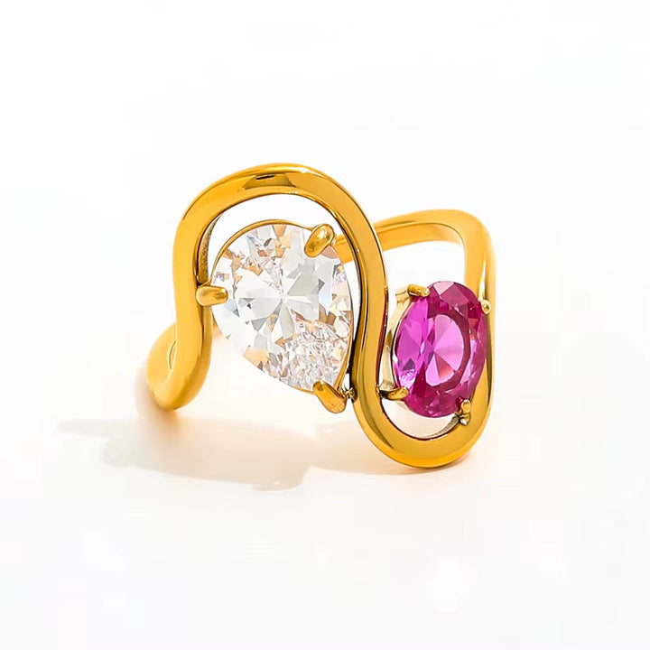 Paris Pink Stone Ring