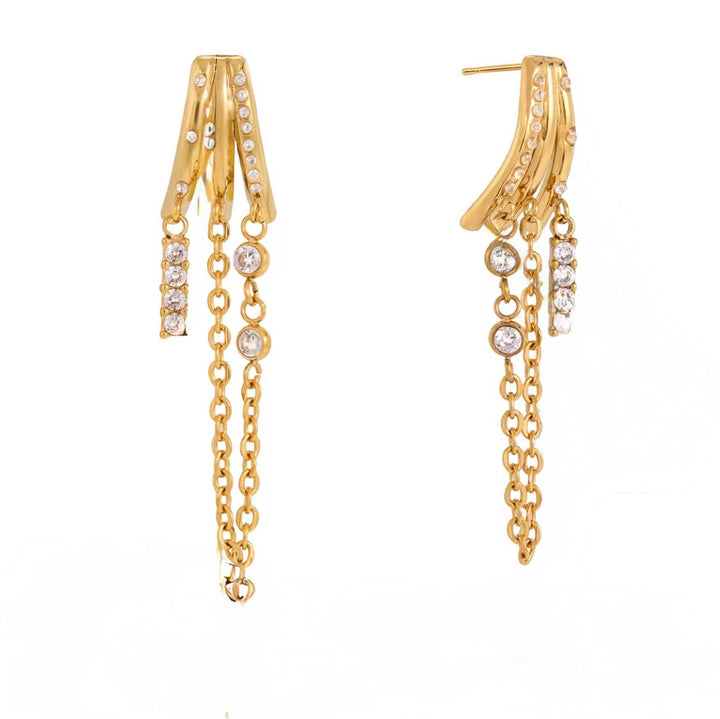 Long dangle earring