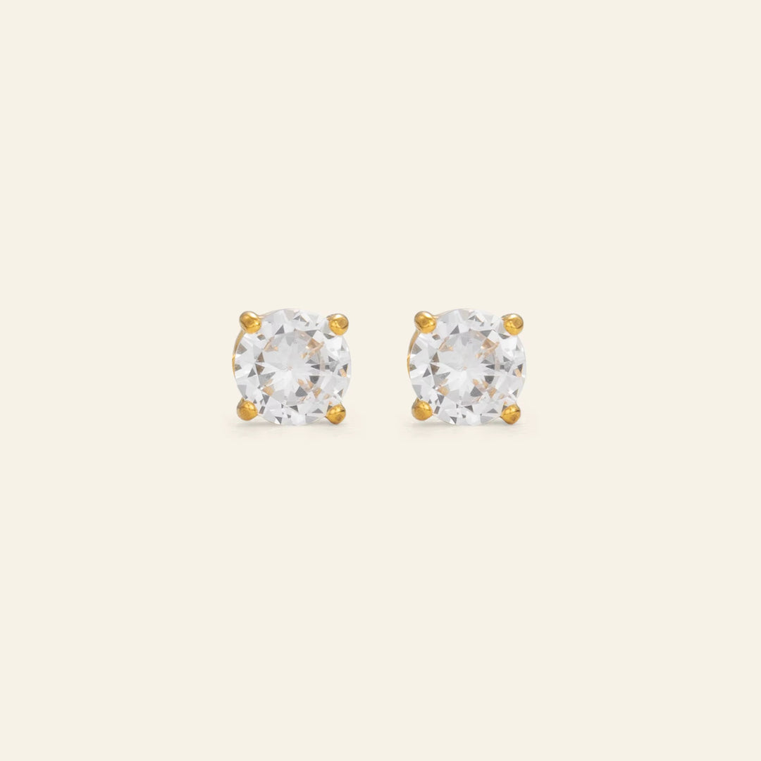 Small Round Ball Back Stud