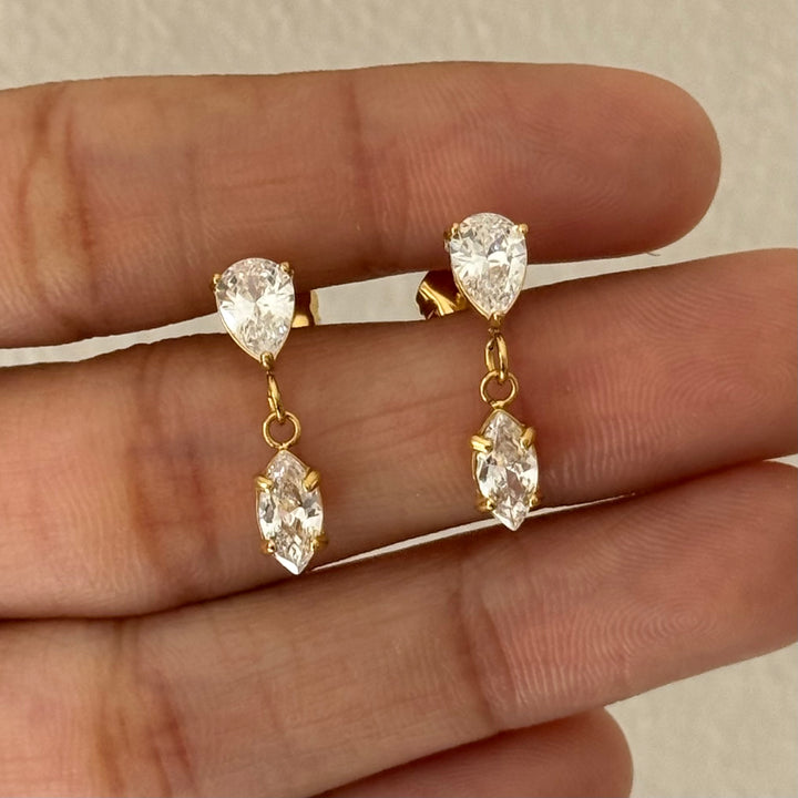Gold Hour Drop Earring