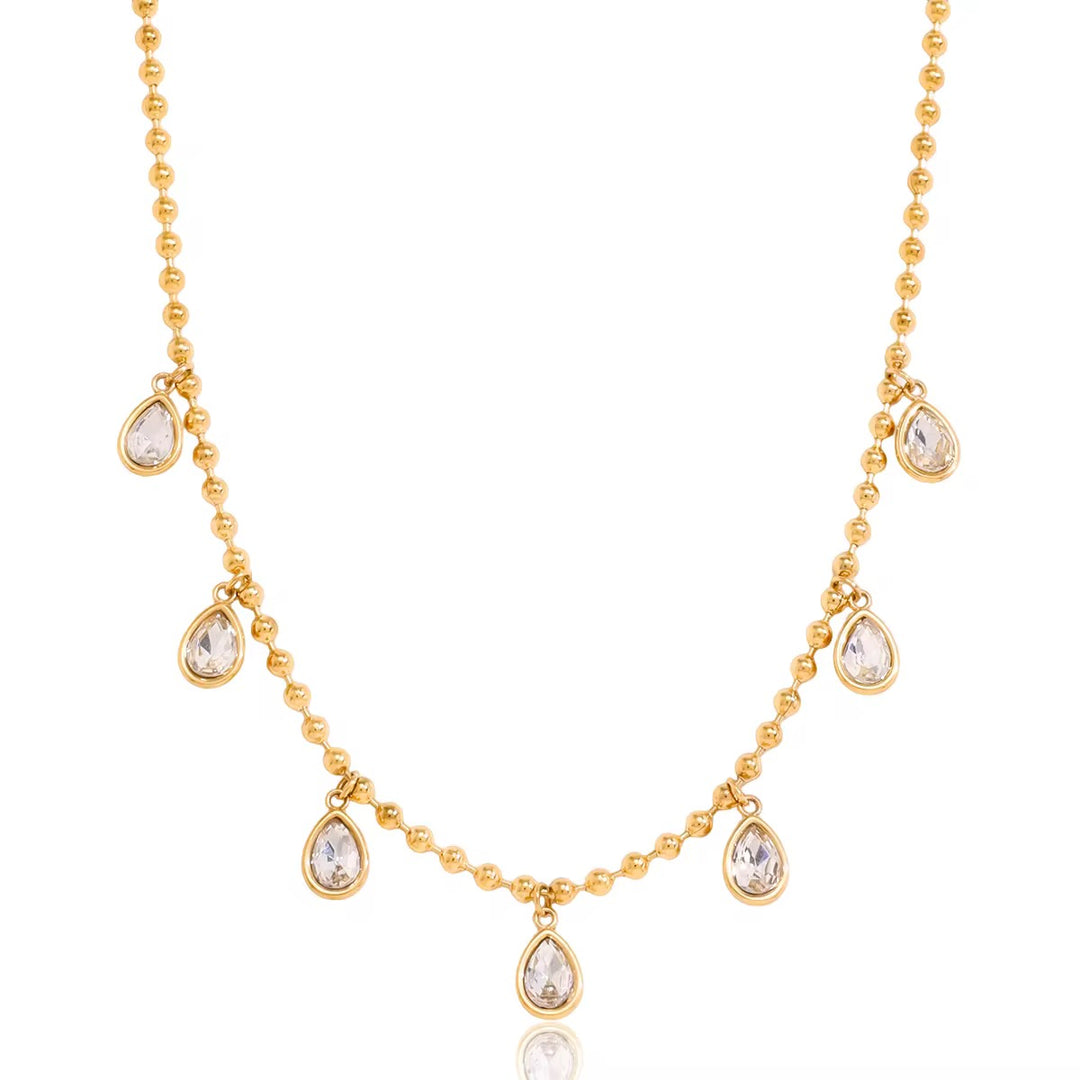 Dangle stone necklace