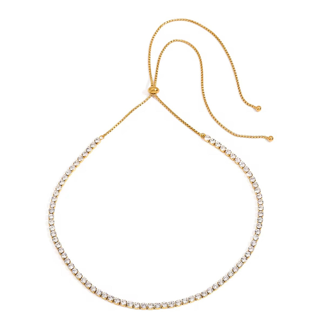 Adjustable Tennis Necklace