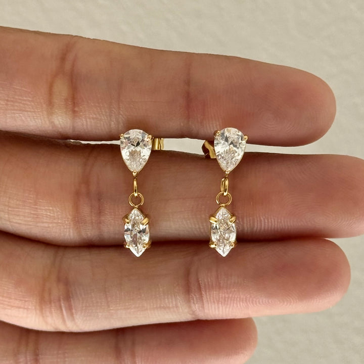 Gold Hour Drop Earring