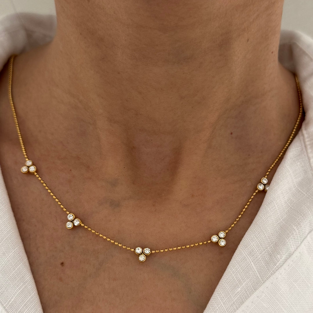 Dainty Stone Necklace