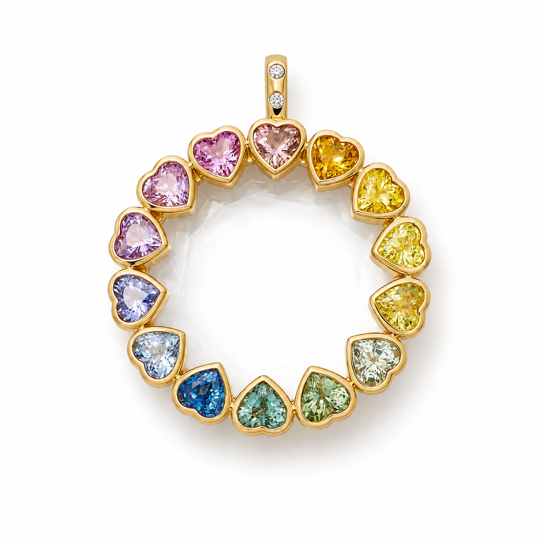 RAINBOW LOCKET PENDANT