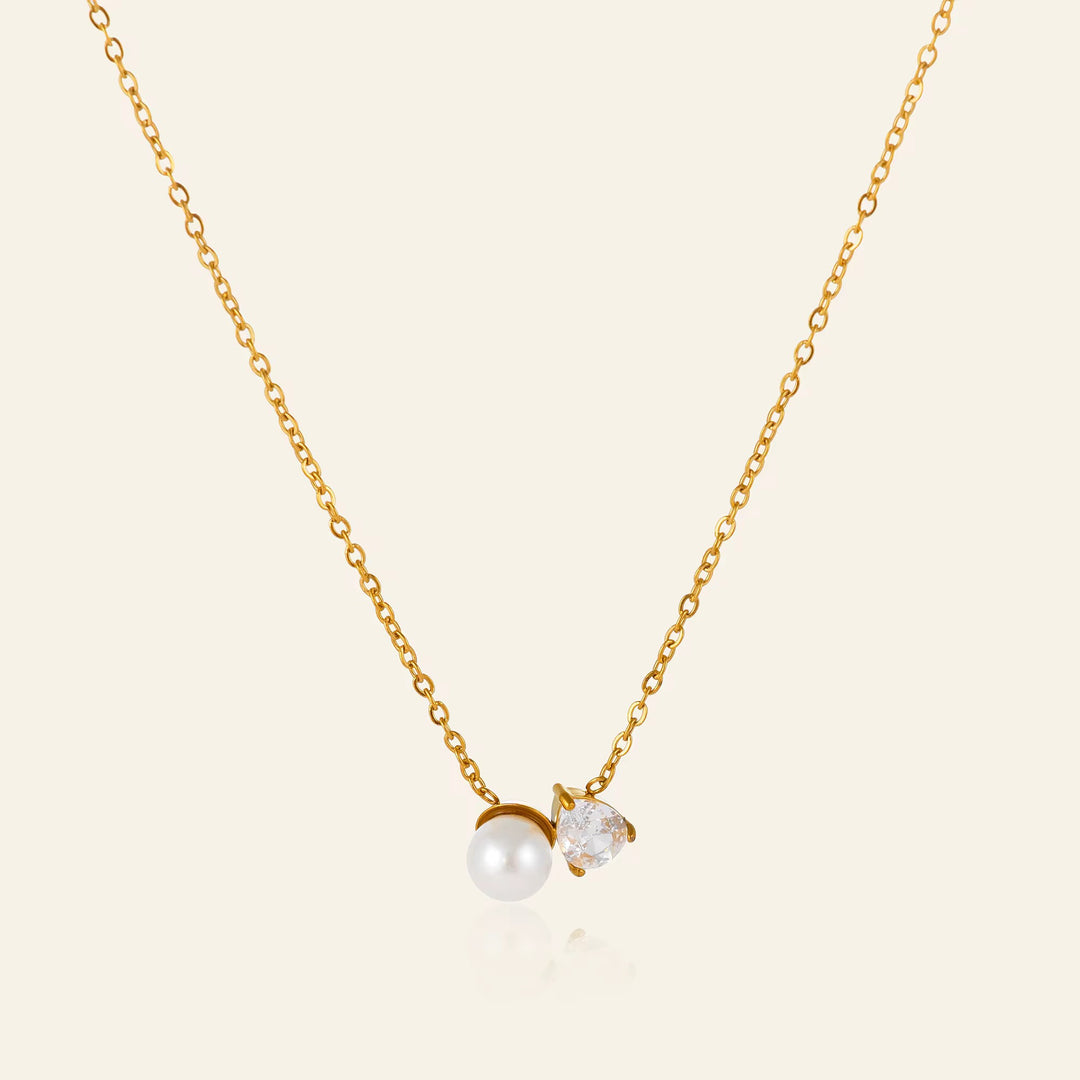 First Love Pearl & Waterdrop Necklace