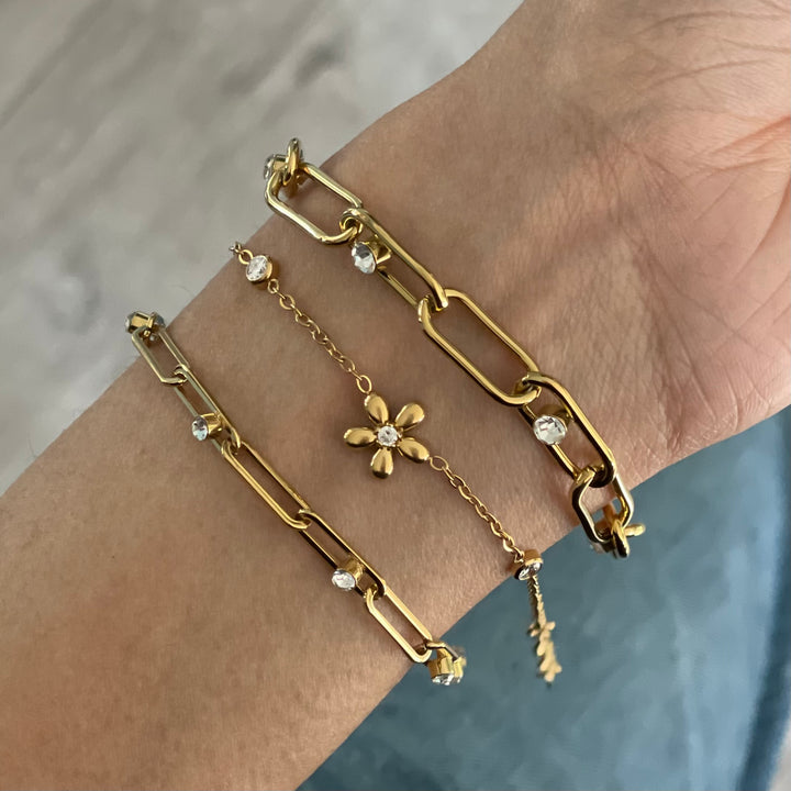 Thin Paperclip Bracelet