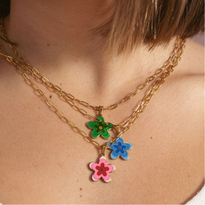 Flower Pendant Necklace