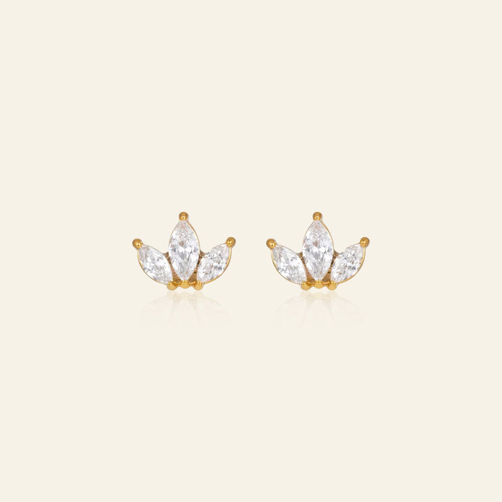 Golden Lily Ball Back Stud