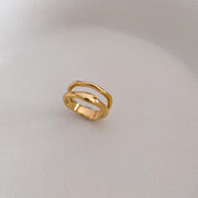 Lia double layer ring