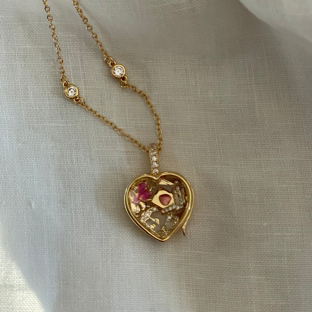 HEART LOCKET NECKLACE