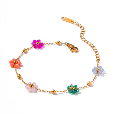 Colourful Daisy Bracelet