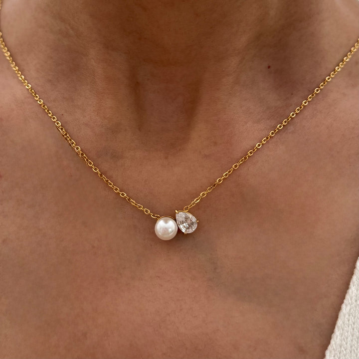 First Love Pearl & Waterdrop Necklace