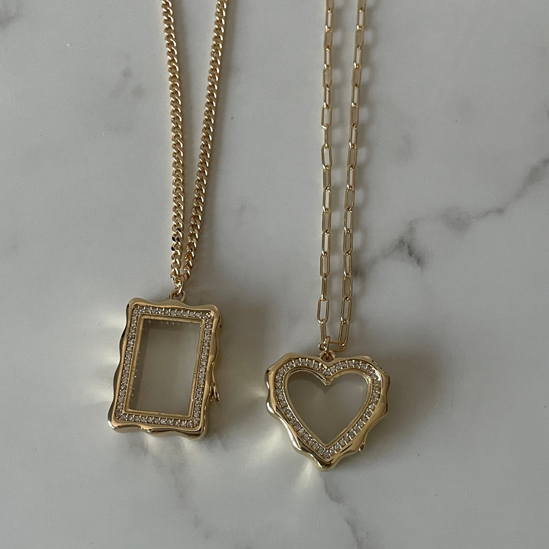 Rectangle Pendant Necklace