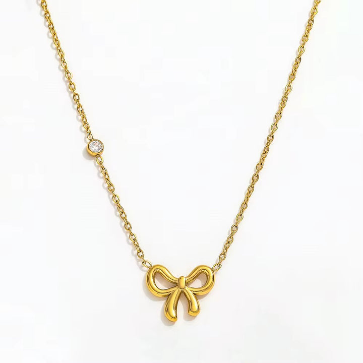 Dainty Bow Necklace