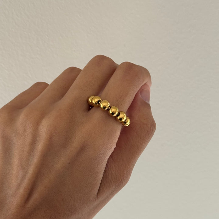 Adjustable Beaded Ring