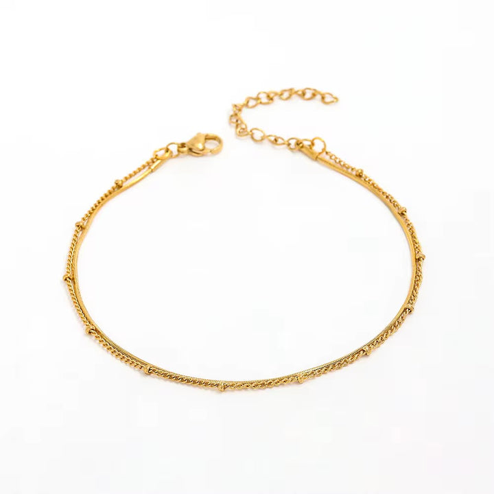 Dainty Layered Anklet