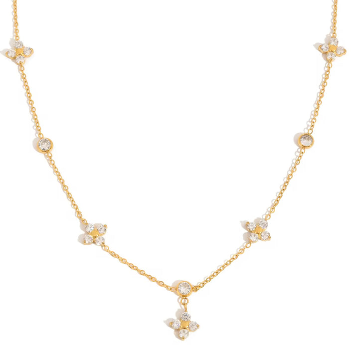 Dangle Flower Necklace