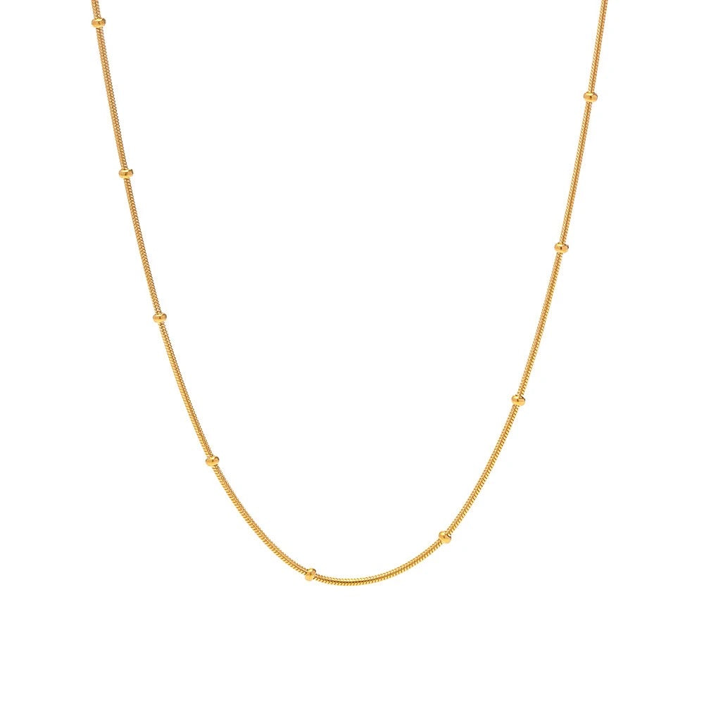 Dainty Thin Ball Necklace