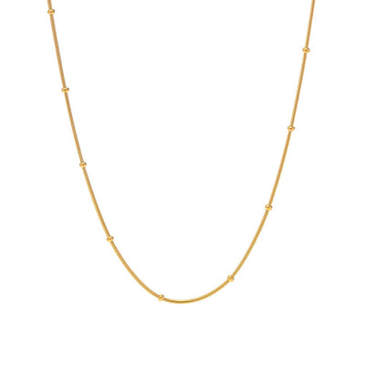Dainty Thin Ball Necklace
