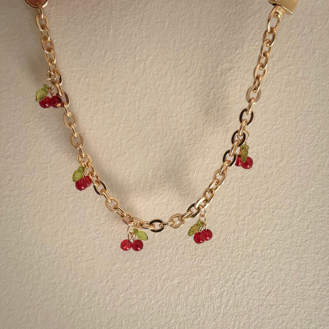 Cherry bag charm