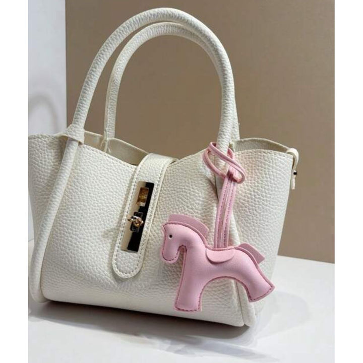 Pink Horse Bag Charm