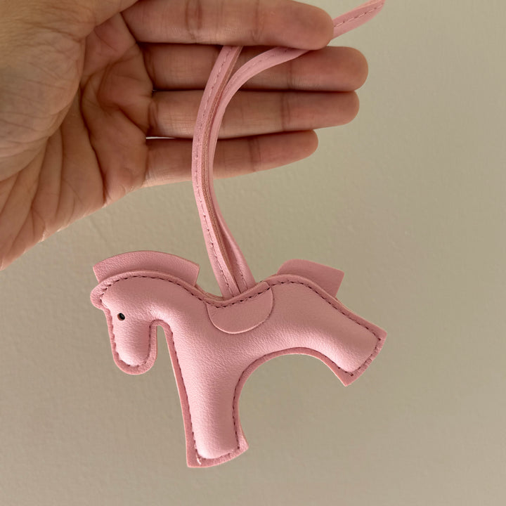 Pink Horse Bag Charm