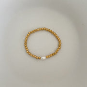 Pearl Beaded Bracelet - 6inch