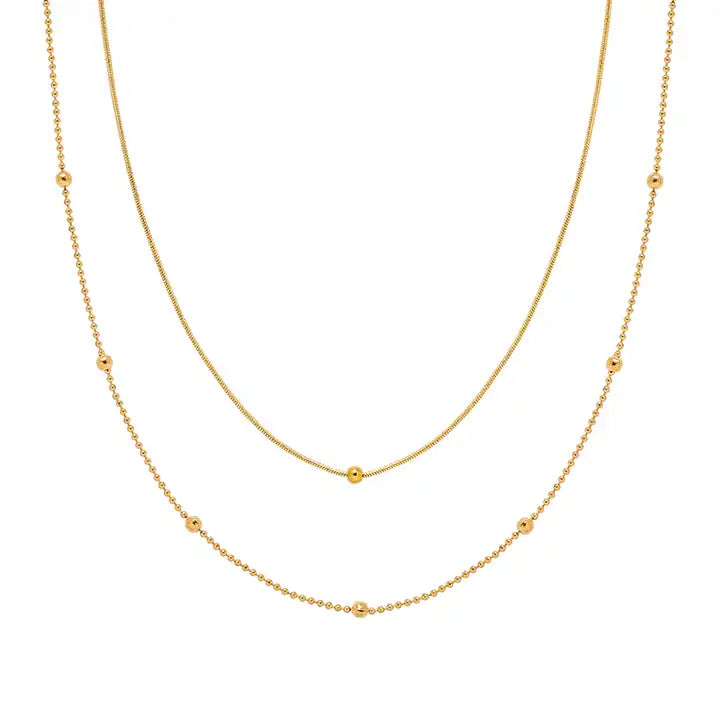 Dainty Double Layered Necklace