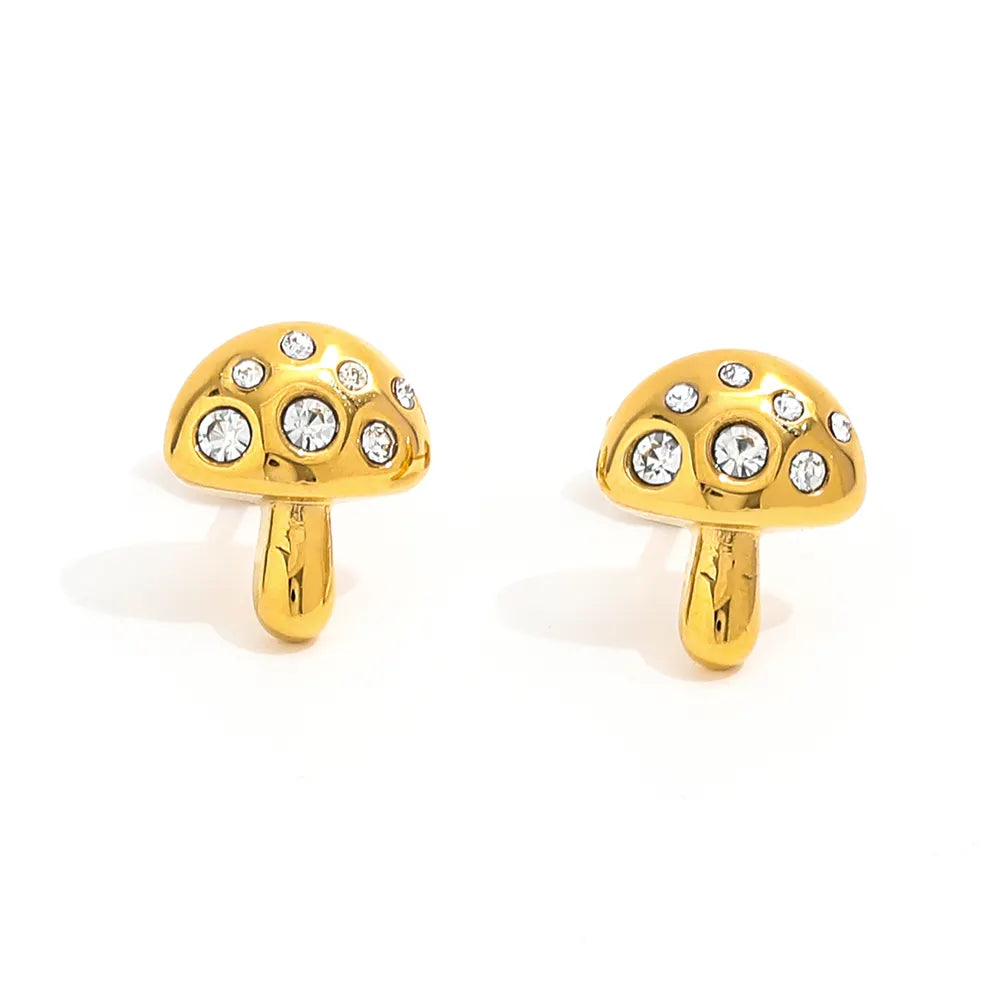 Mini Mushroom Earring