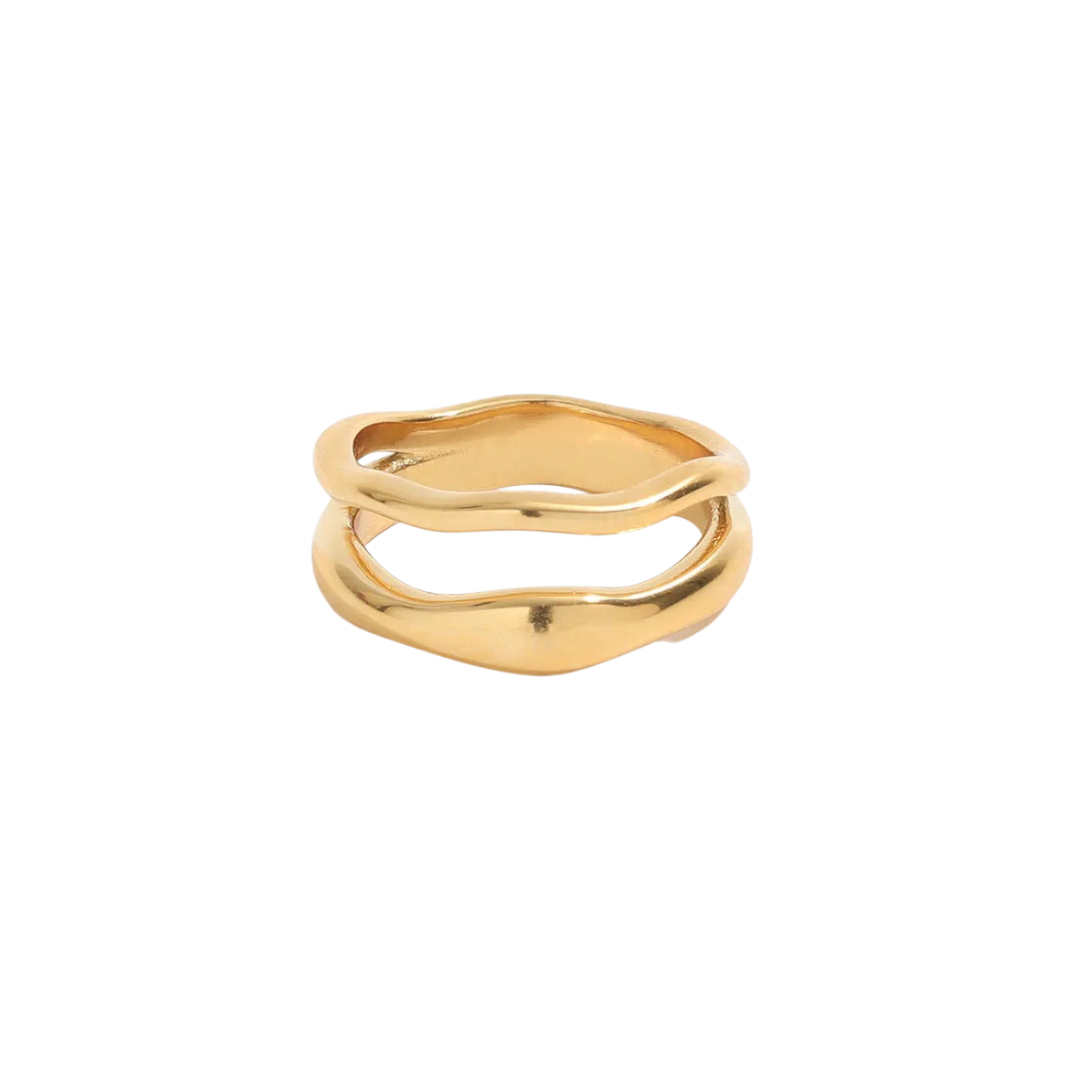 Lia double layer ring