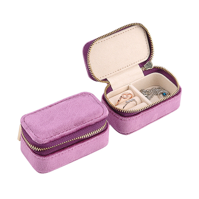 Velvet Jewellery Box | Purple