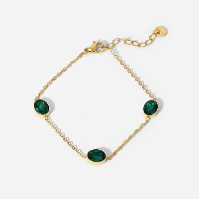 Mona Emerald Green Bracelet