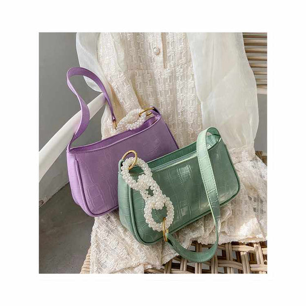Pearl Shoulder Bag - Lilac