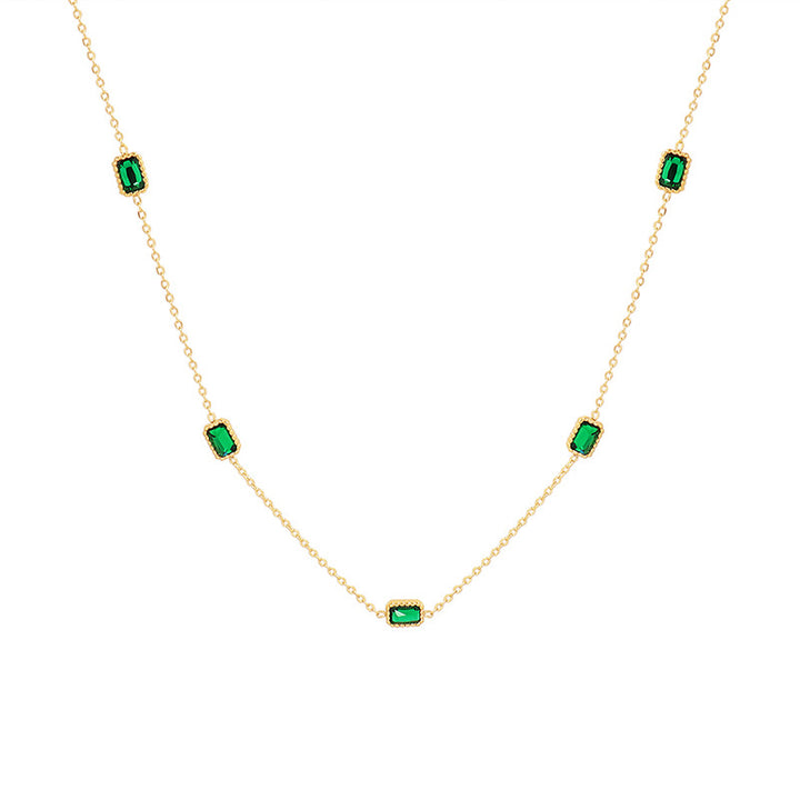 Emarati Emerald Green Necklace