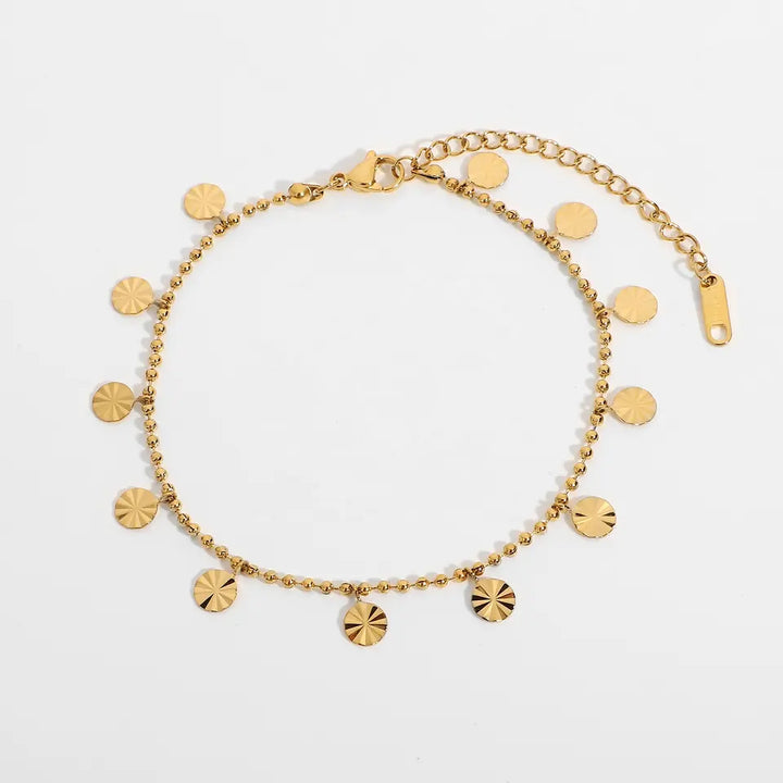 Round Disc Anklet