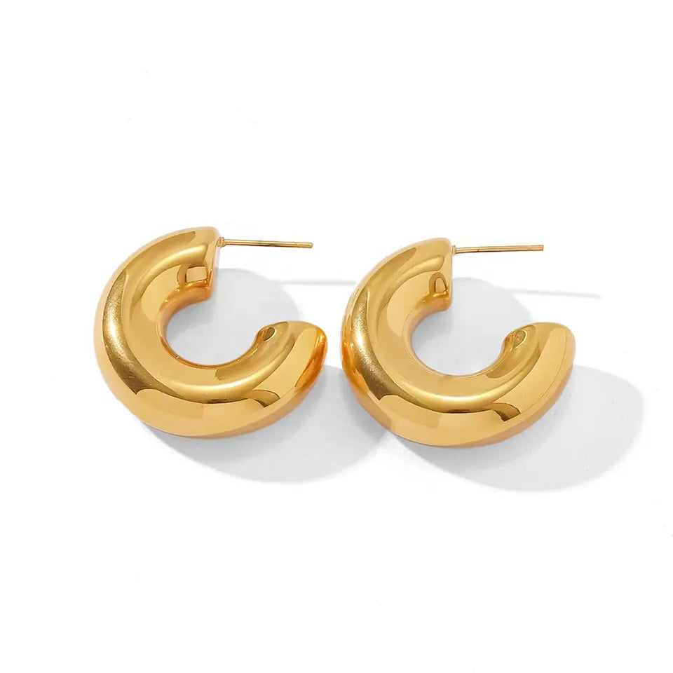 Bestselling Liza Chunky Hollow Hoops