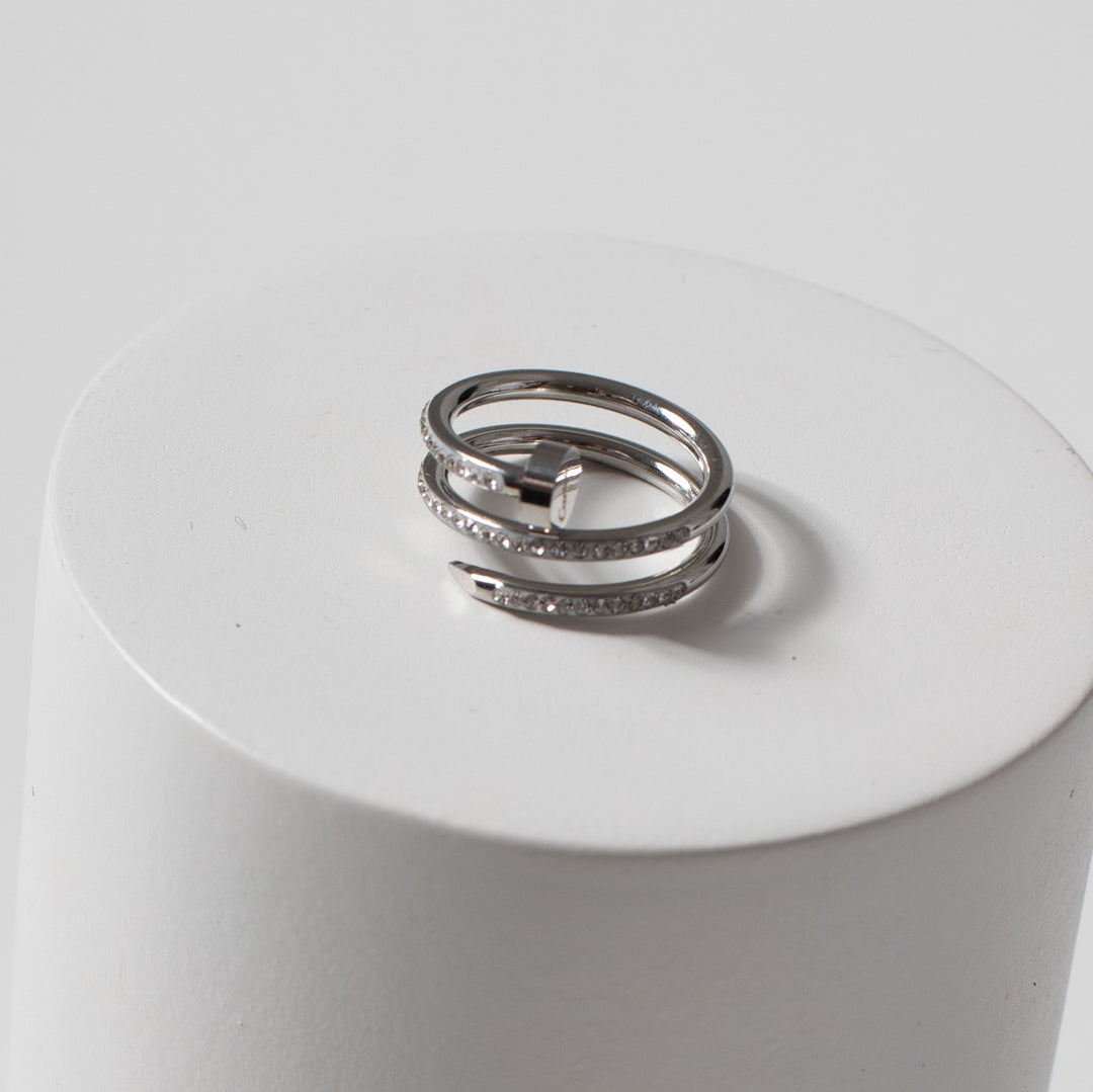 Nail Ring- Silver