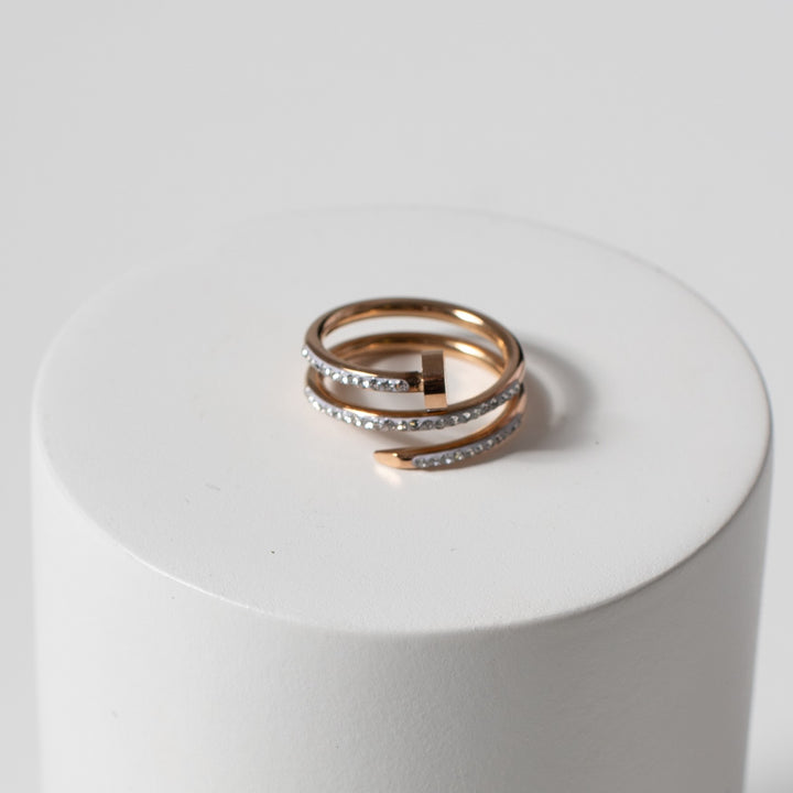 Nail Ring - Rose Gold