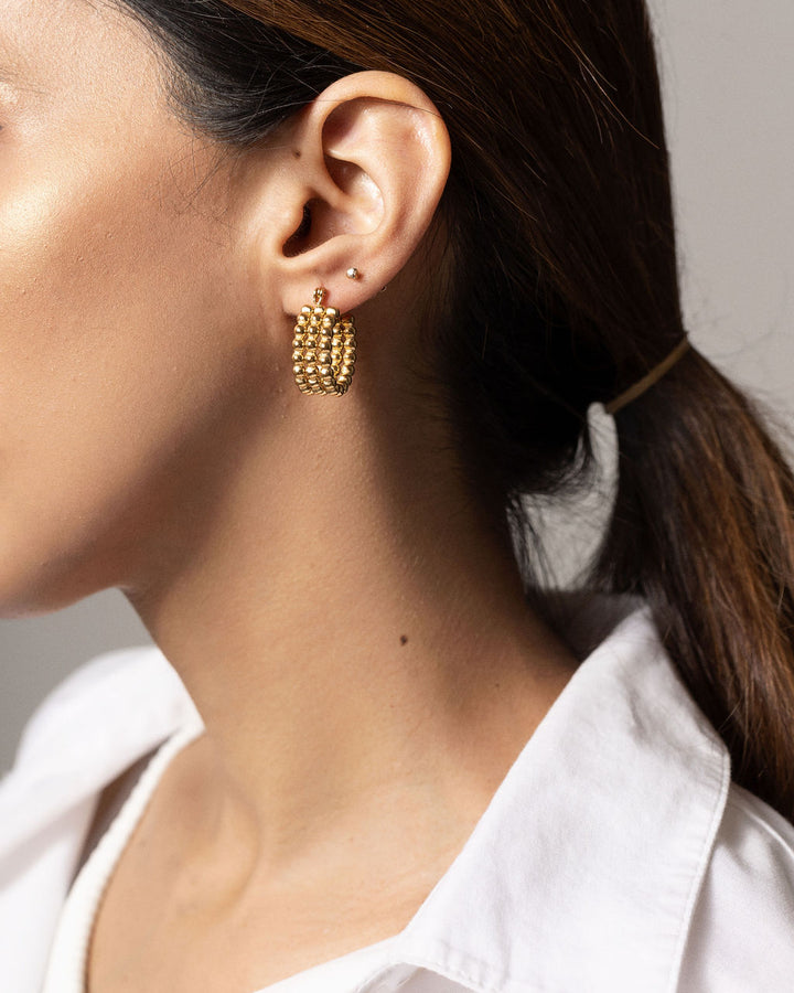 Shaina Bubble Hoop Earrings