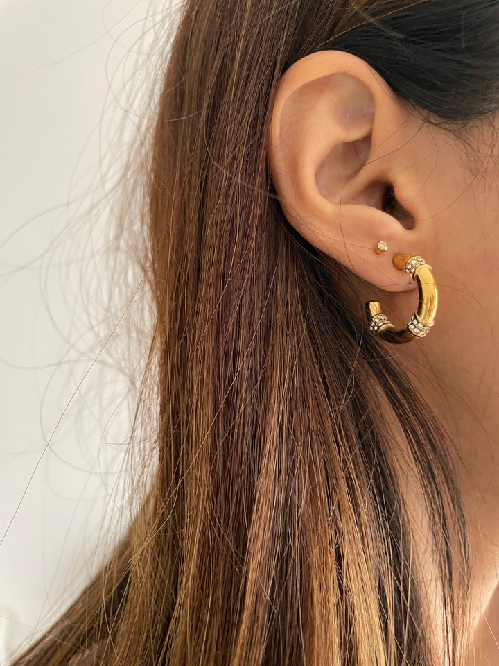 Floy Half Hoop Earring