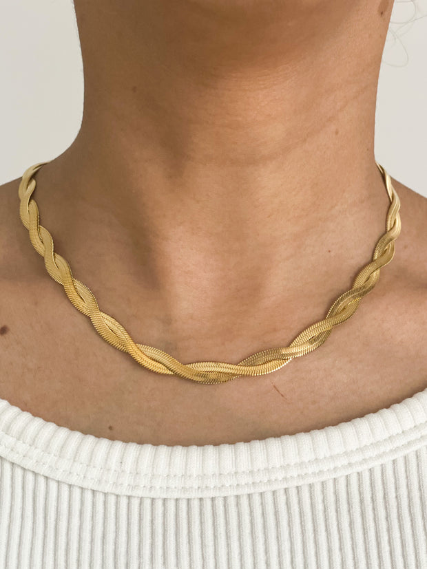 Kate Snake Twisted Necklace