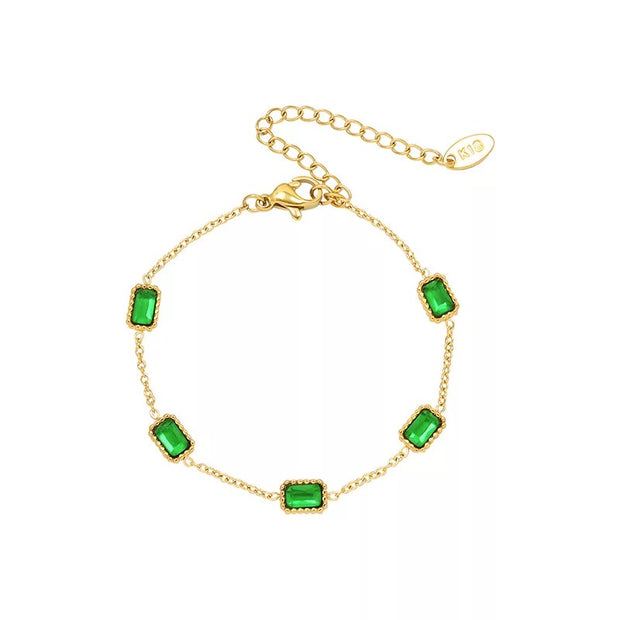 Emarati Emerald Green Bracelet