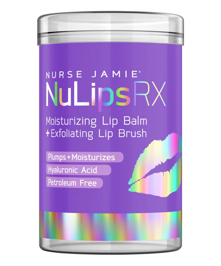 NURSE JAMIE NuLips RX Moisturising Lip Balm + Exfoliating Lip Brush( 12ml )